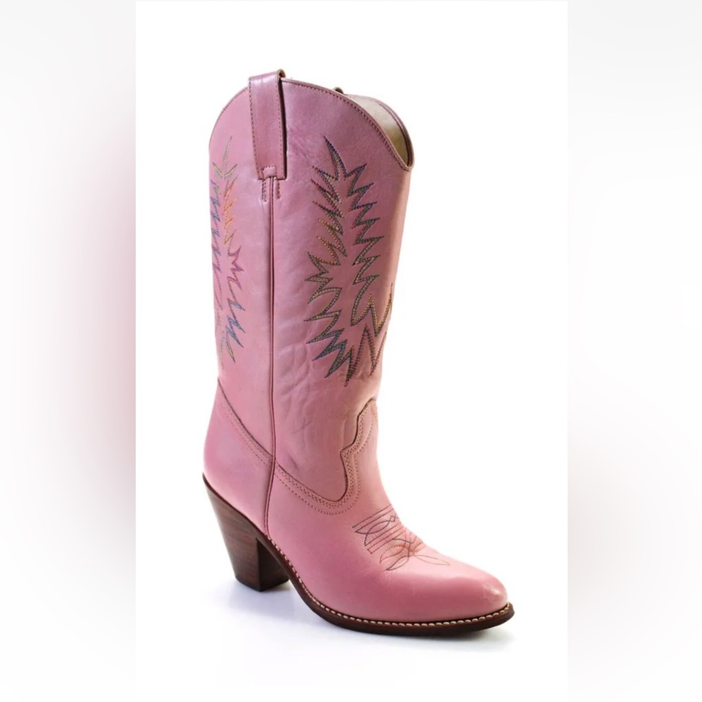 🩷RARE🩷 Vintage samello barbie pink cowgirl boots 🤠